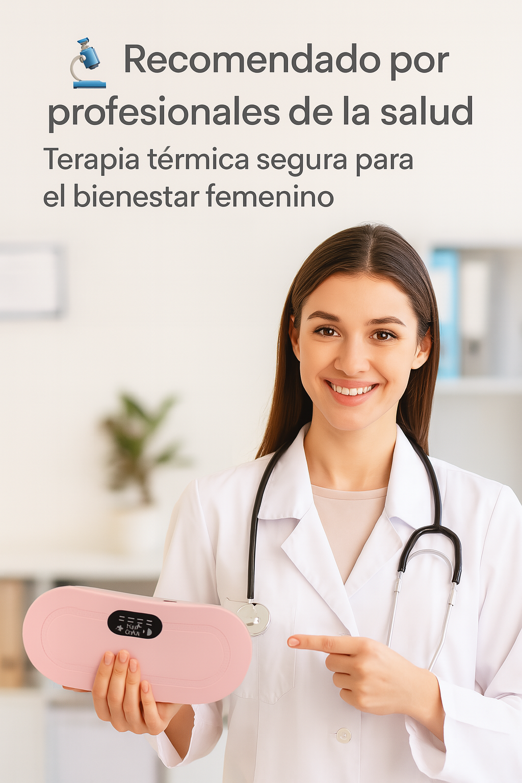 🌸 CINTURÓN TÉRMICO PARA CÓLICOS MENSTRUALES