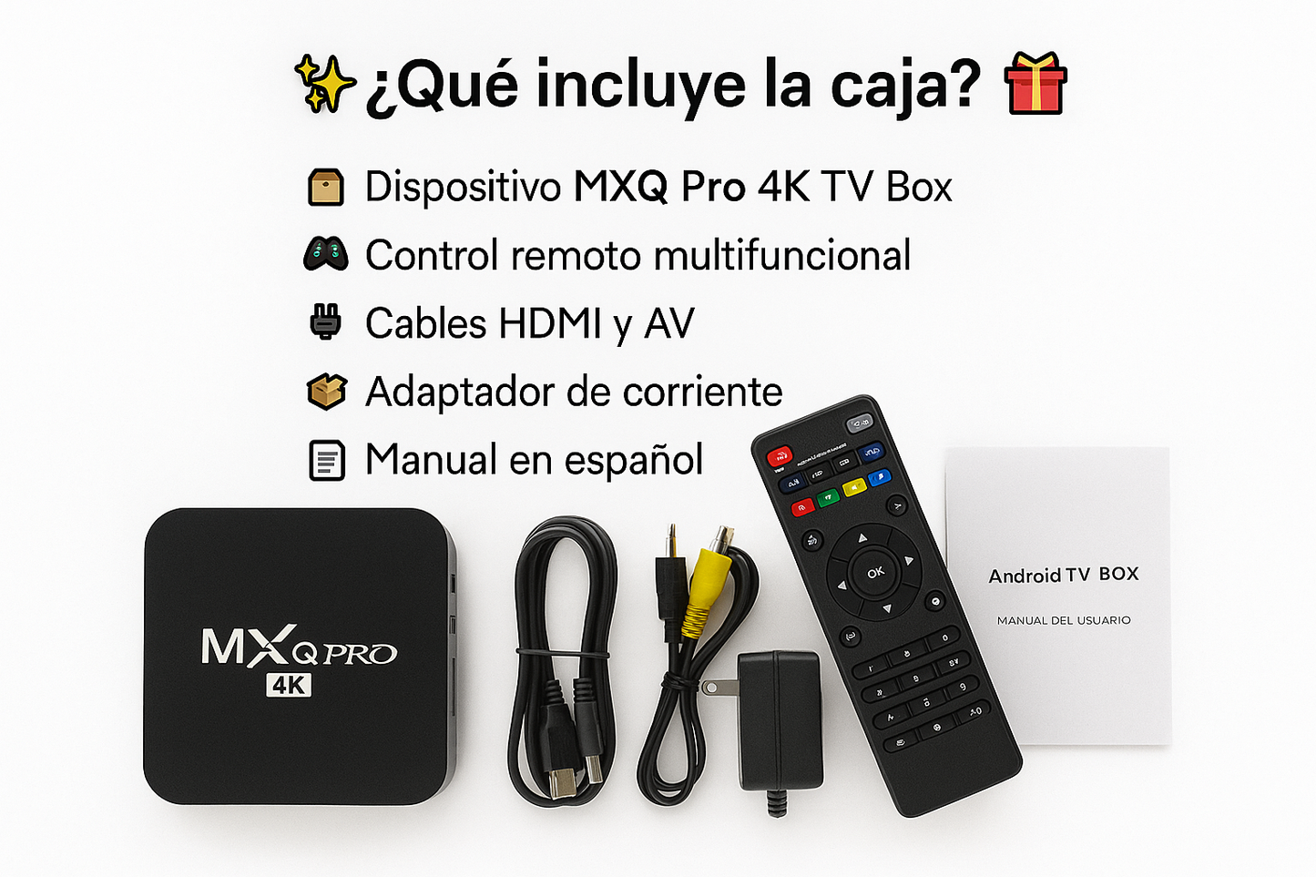 TV BOX ANDROID ULTRA POTENTE - MXQ Pro 4K 5G