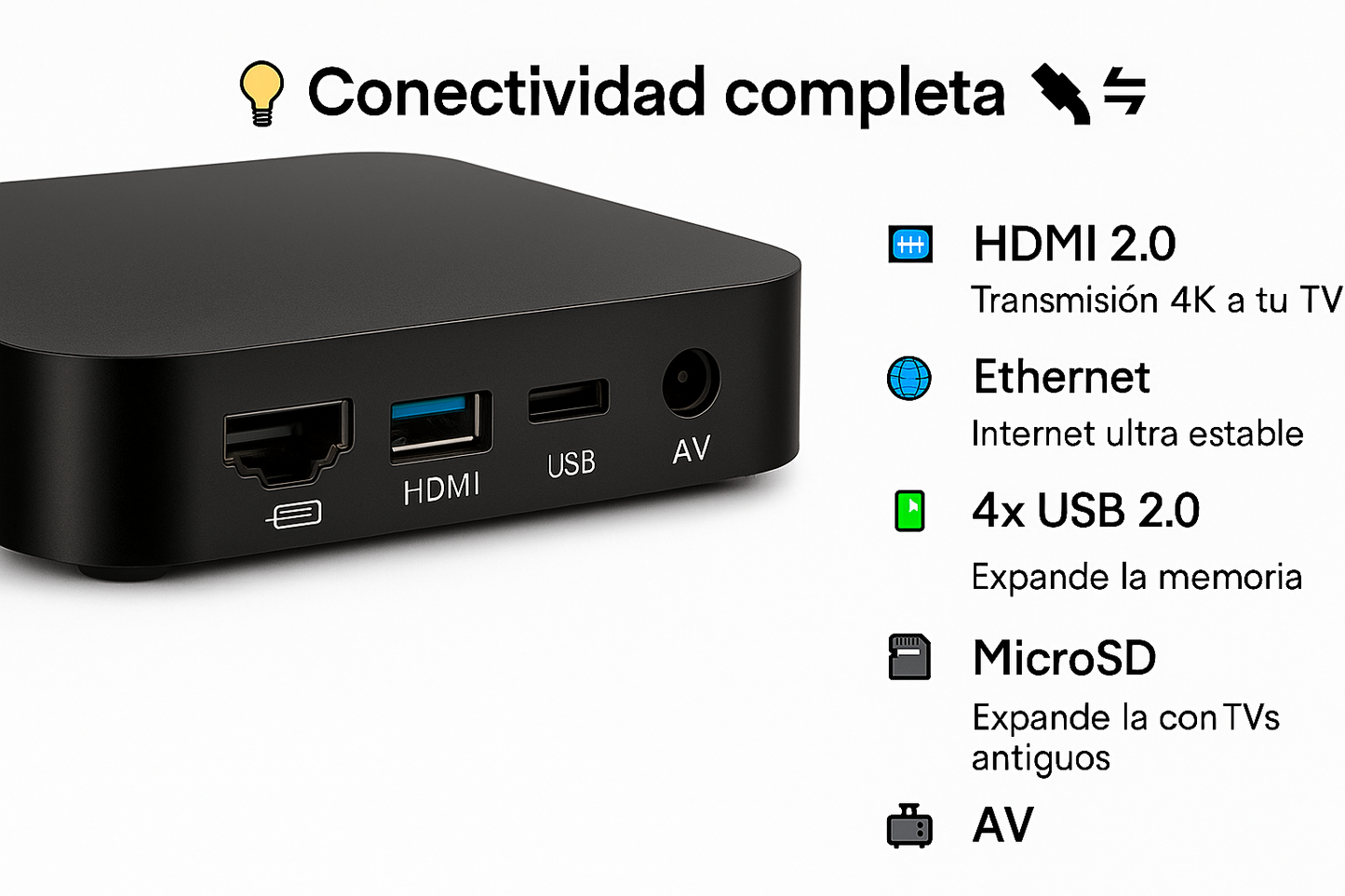 TV BOX ANDROID ULTRA POTENTE - MXQ Pro 4K 5G