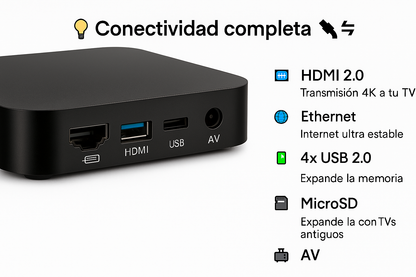 TV BOX ANDROID ULTRA POTENTE - MXQ Pro 4K 5G