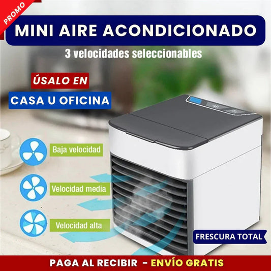 PEQUEÑO PERO POTENTE: MINI AIRE ACONDICIONADO PORTÁTIL