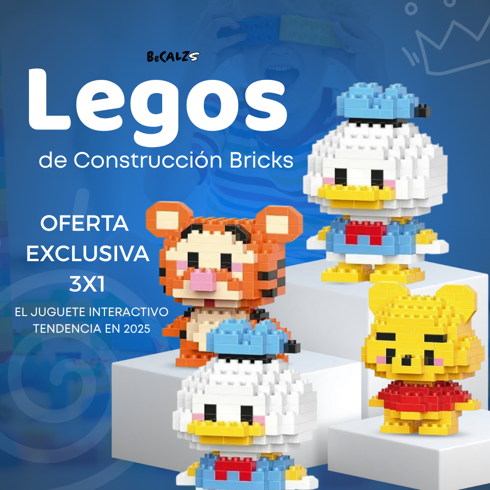 Legos de Construcción Bricks - COLECCIÓN TENDENCIA 2025 😍SUPER PROMOCIÓN 3X1😍