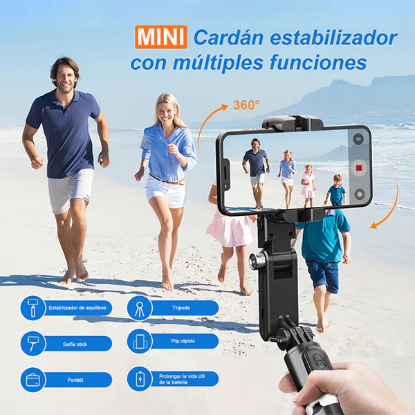 Captura la Perfección: Estabilizador Profesional Q18 para Fotos y Videos.