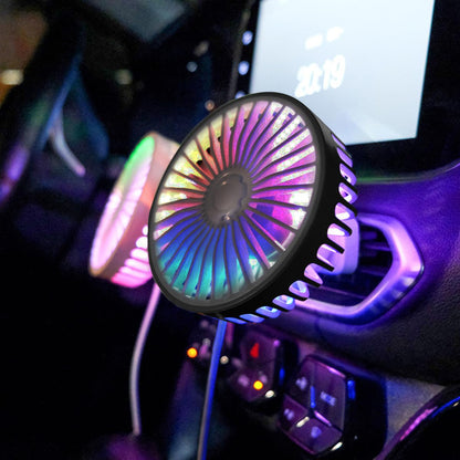 Ventilador para autos USB con luces led - Promoción