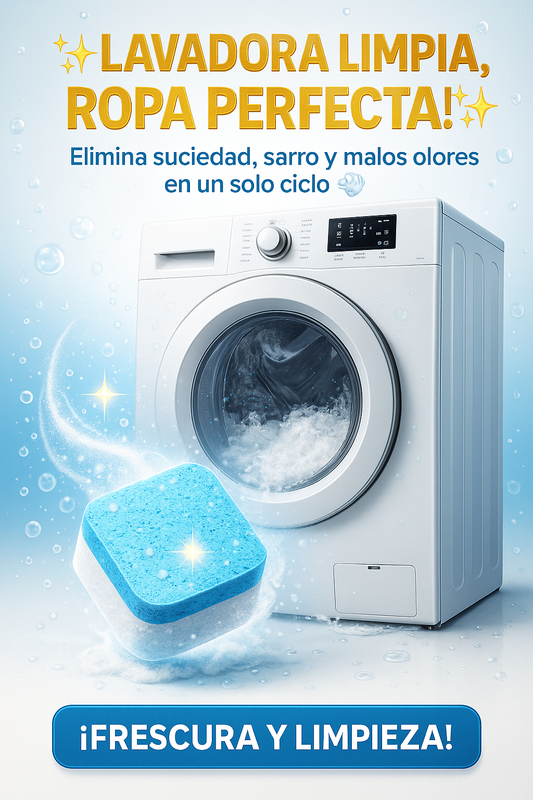 💎Pastillas Limpiadoras Efervescentes Premium para Lavadora - Promo 2 x 1