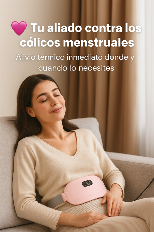 🌸 CINTURÓN TÉRMICO PARA CÓLICOS MENSTRUALES