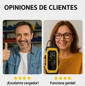 Cargador de Batería Inteligente Foxsur 12V 7A