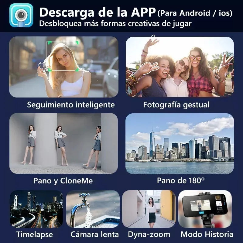 Captura la Perfección: Estabilizador Profesional Q18 para Fotos y Videos.