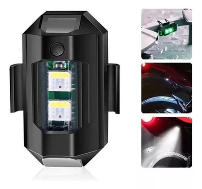 Mini luz led estrobo - three Pack