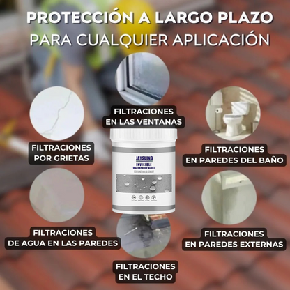 Sellador Impermeabilizante Transparente - 😱DILE ADIÓS A LAS FILTRACIONES😱 LLEVA 2 Y PAGA 1😍