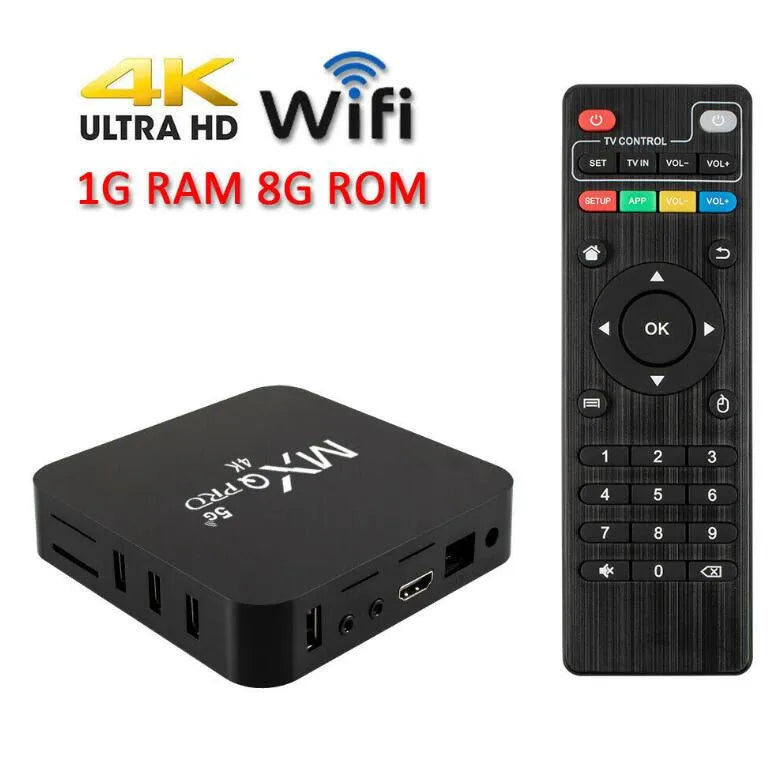 TV BOX ANDROID ULTRA POTENTE - MXQ Pro 4K 5G