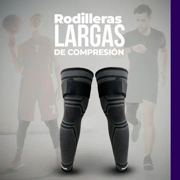 2 x 1 - Rodillera Larga de Compresión Cobrevida®️ Alivia y Protege tu Rodilla
