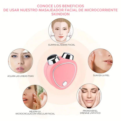 MASAJEADOR FACIAL DE MICROCORRIENTE - LIFTING FACIAL