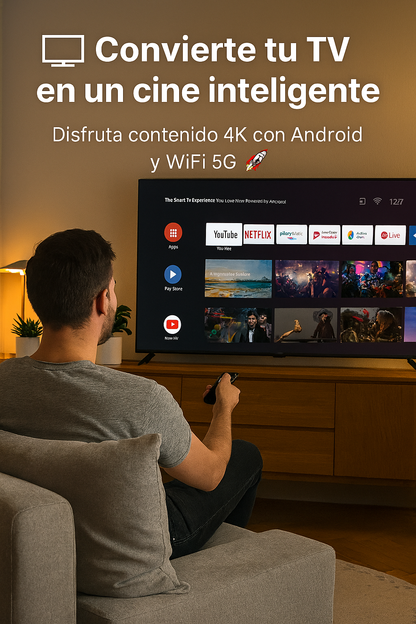 TV BOX ANDROID ULTRA POTENTE - MXQ Pro 4K 5G