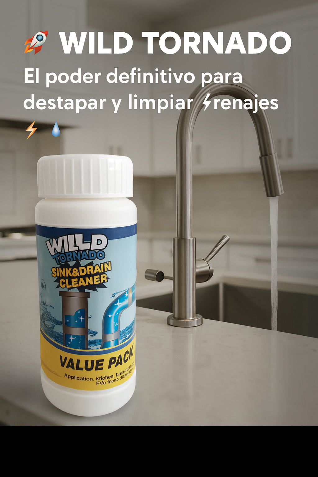 Super Cleaner Prime™ - Limpiador de Fregadero LLEVA 2x1💧🛠️